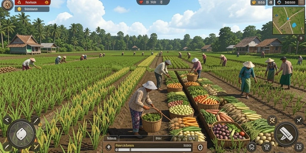 Pemandangan baru di level akhir yang menakjubkan.