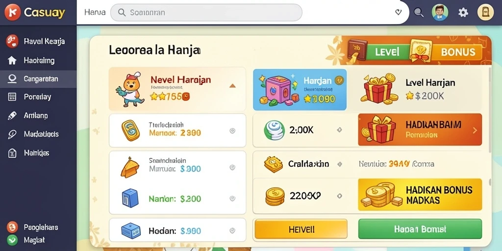 Ilustrasi pemain yang memenangkan hadiah menarik.